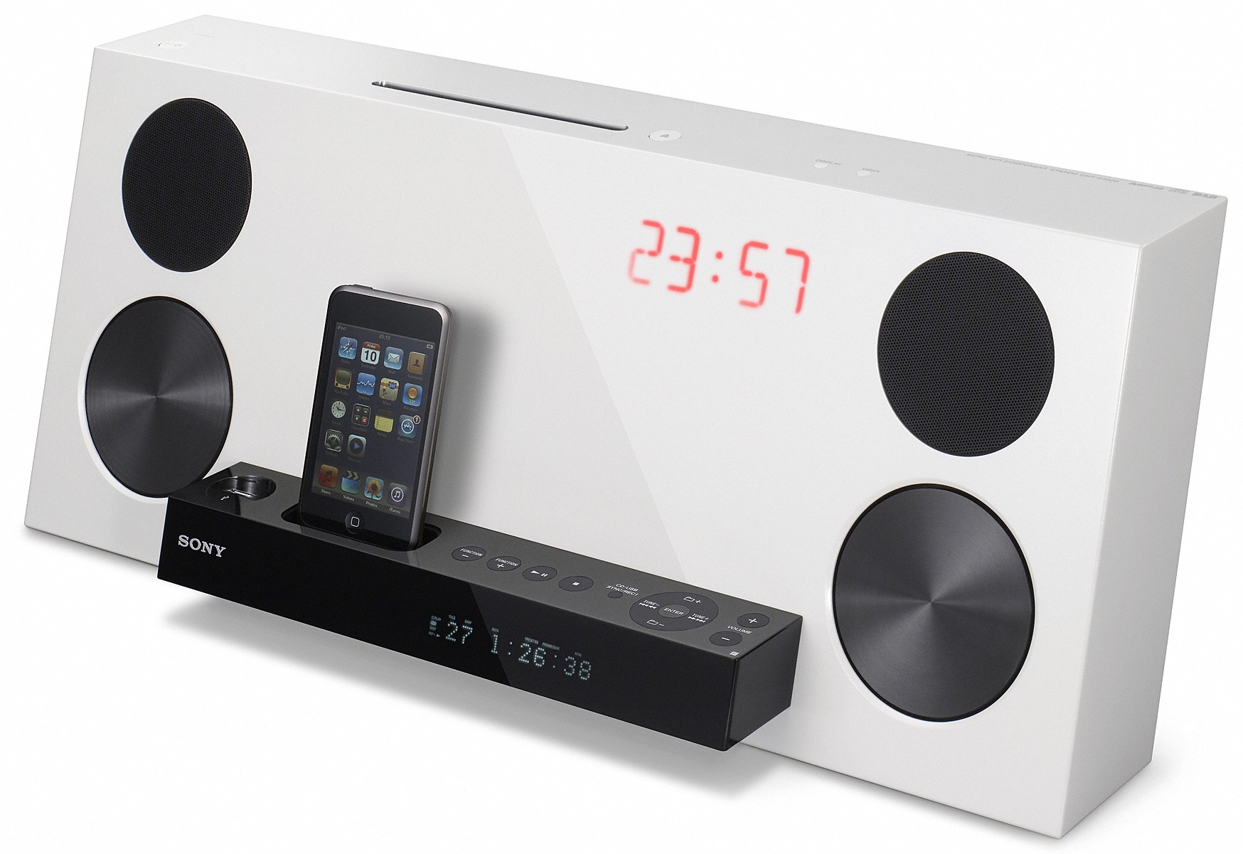 Sony iPod/CD speakerdocks WiFi DLNA streaming & LCD remote SlashGear