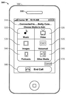 apple in call music patent 1
