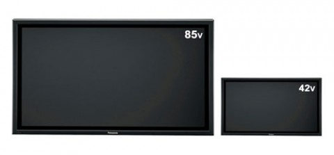Panasonic 85 inch 1080p plasma display is huge pana85 480x223