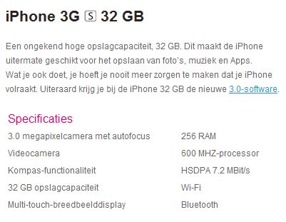 t-mobile_nl_iphone_3g_s_specs t mobile nl iphone 3g s specs