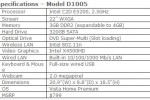Averatec D1005 specs 150x100