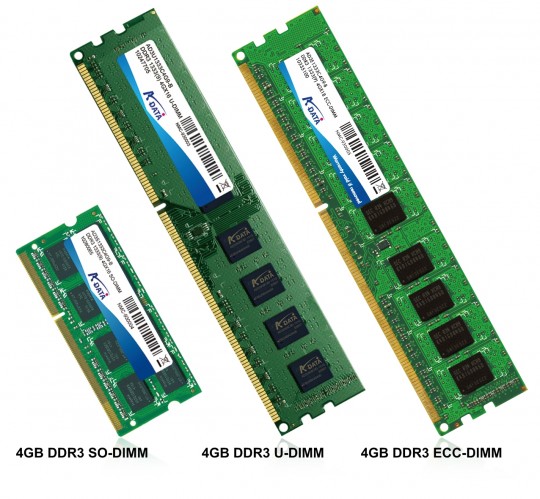 a data DRAM DDR3 4GB 540x499