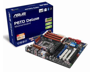 asus xtreme design p6td motherboard