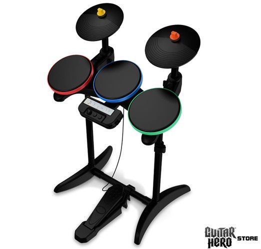 guitar hero official drum kit controller 1. Guitar Hero 5 gameplay video 