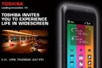 Toshiba TG01 official launch on July 9th: SlashGear will be there!