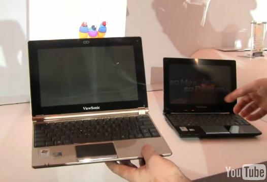 viewsonic vnb101 netbook