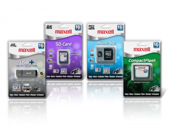Maxell flash media 540x417