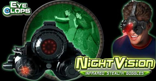 EyeClops Night Vision 2.0 Goggles ready for the holidays NightVision Jakks 540x280