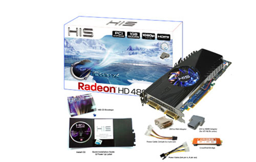 HIS announces HD 4890 iCooler x4 video card hishd4890icooler sb