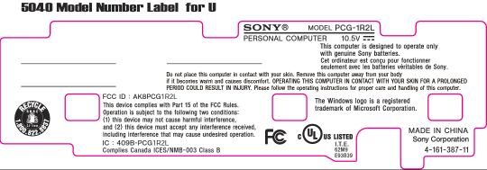 sony vaio p mark 2 fcc label 1 540x189
