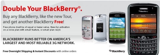 verizon blackberry bogo promotion 540x186