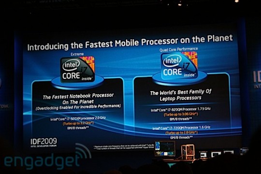 Intel outs new quad core Core i7 Extreme CPU 2009 09 23idfd2 540x359