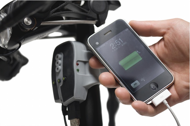 Dahon FreeCharge Charges USB Connected Devices By Pedal Power Biologic