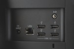 HP MS200 All in One PC near up of backwards ports 150x100
