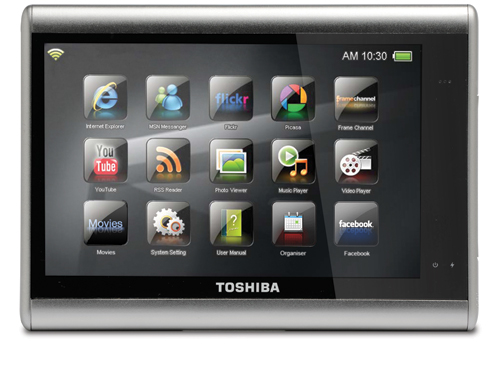 Toshibas JounE Touch Is a High End MID Announced Today Toshiba2