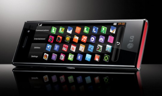 LG unveils latest widescreen Chocolate mobile chocolatelg40 540x320