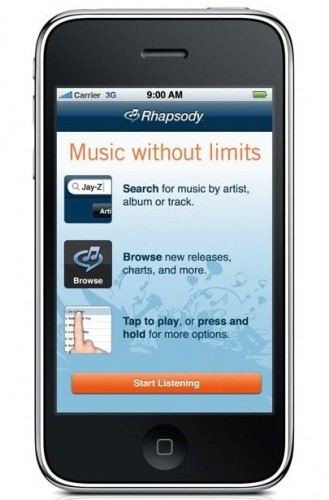 rhapsody on iphone 329x500