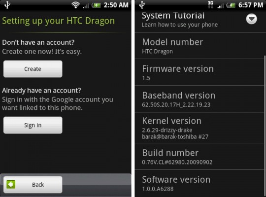 HTC Dragon Android smartphone 1 540x400