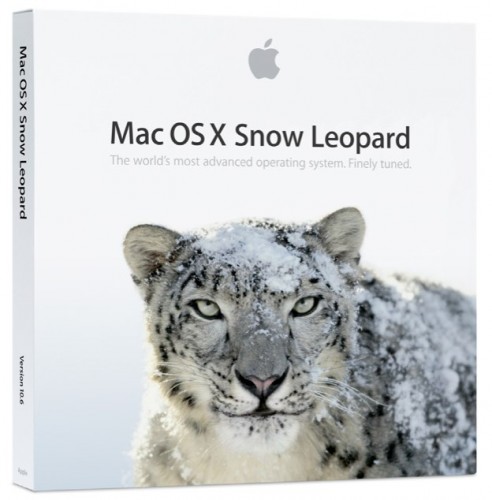 Mac OSX Snow Leopard box 492x500