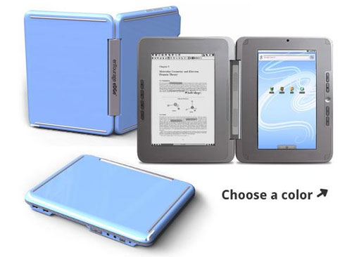 Entourage eDGe dualbook combines netbook, notepad, and eReader in one cool package entourageedge sg1