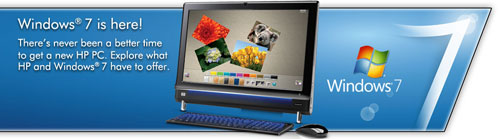 HP offering Windows 7 across entire PC range hpwindows7