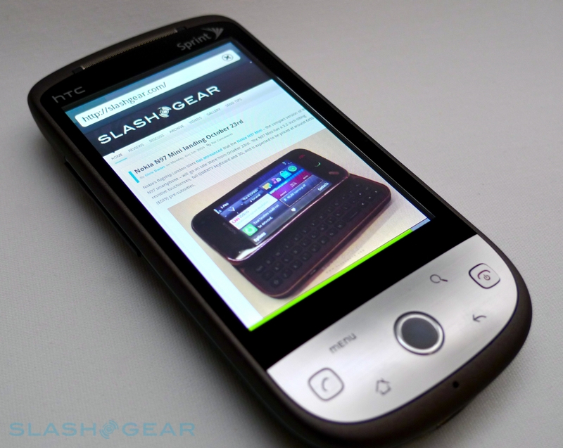 Sprint HTC Hero Review SlashGear