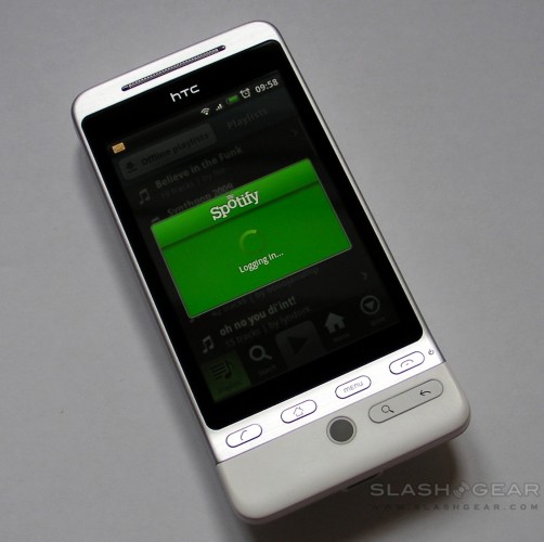 htc hero spotify 502x500