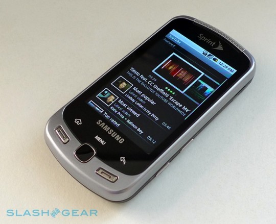 Samsung Moment Review samsung moment sprint review unit 42 r3media 540x439