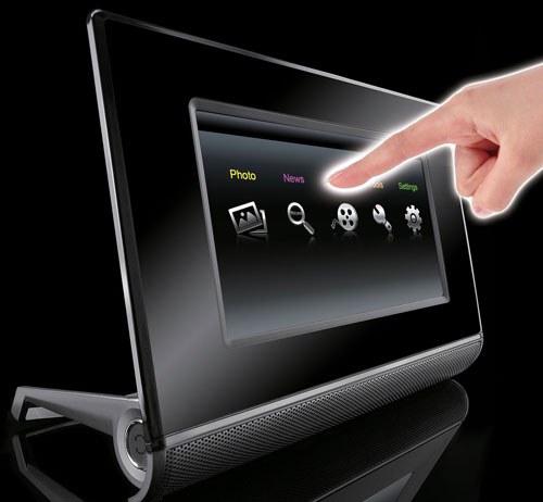Intouch IT7150 wireless internet photo frame breaks cover itouchit7150