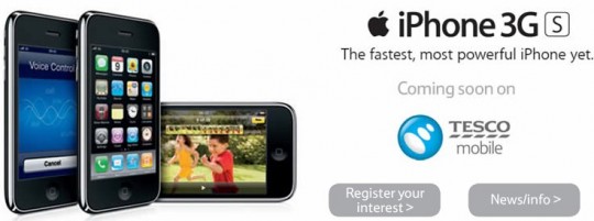 iPhone 3GS drops into Tesco Mobile’s basket