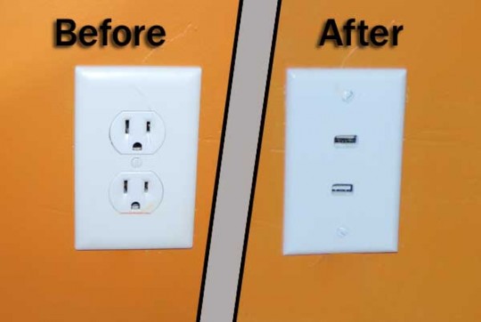 ac outlet converted to usb 540x362