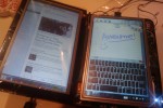 Harlequin dual-touchscreen netbook mod is DIY Courier