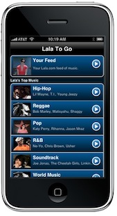 lala iphone app