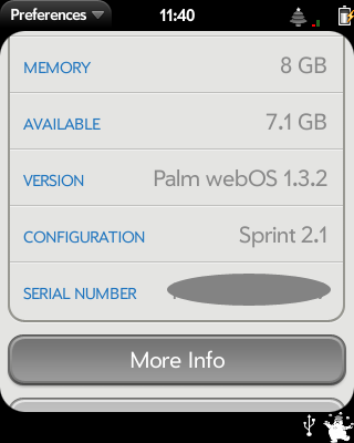 palm pixi webos 1 3 2