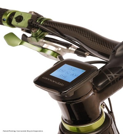 Analog Device’s motion sensing technology enhances Cannondale’s mountain bike Simon suspension system 894739 Simon Display on Stem15