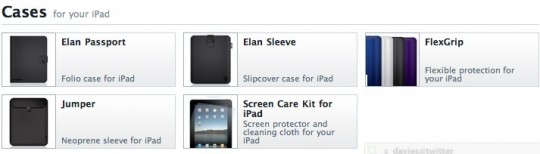 Griffin iPad accessories Griffin iPad accessories 540x154