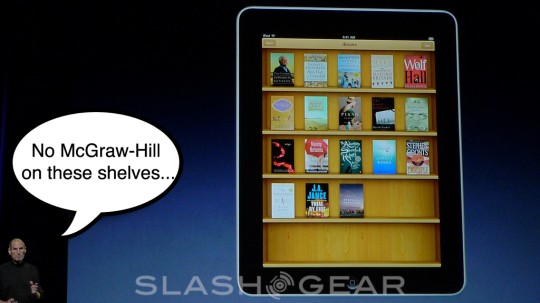 McGraw-Hill CEO “mistakenly interpreted” on iPad; never part of launch keynote