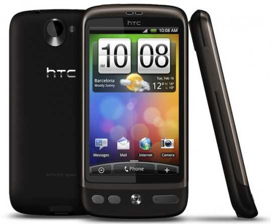 HTC Desire 540x446