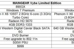 Maingear Vybe packs AMD Phenom II X6 CPU