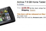 Archos 7 Home Tablet ships May 17th for $200