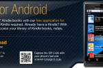 Amazon Kindle for Android Now Available