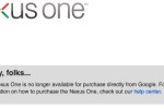 Google Nexus One Officially Sold Out from Store