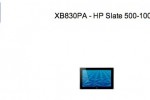 HP Slate 500 Windows 7 tablet product page spotted