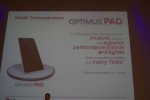 LG Optimus Pad Unveiled, Super Thin and Running Android