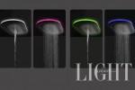 Light Series Shower Heads Feature Embedded LEDs