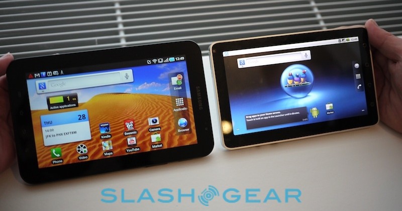 ViewPad 7 vs Galaxy Tab