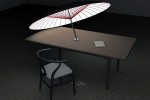 Day Shade Night Light Solar Powered Patio Umbrella Conceptualized