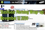SlashGear Morning Wrap-up: November 12 2010
