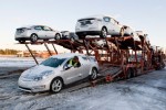 Chevy Volt loaded on to car carriers and on way to first customers