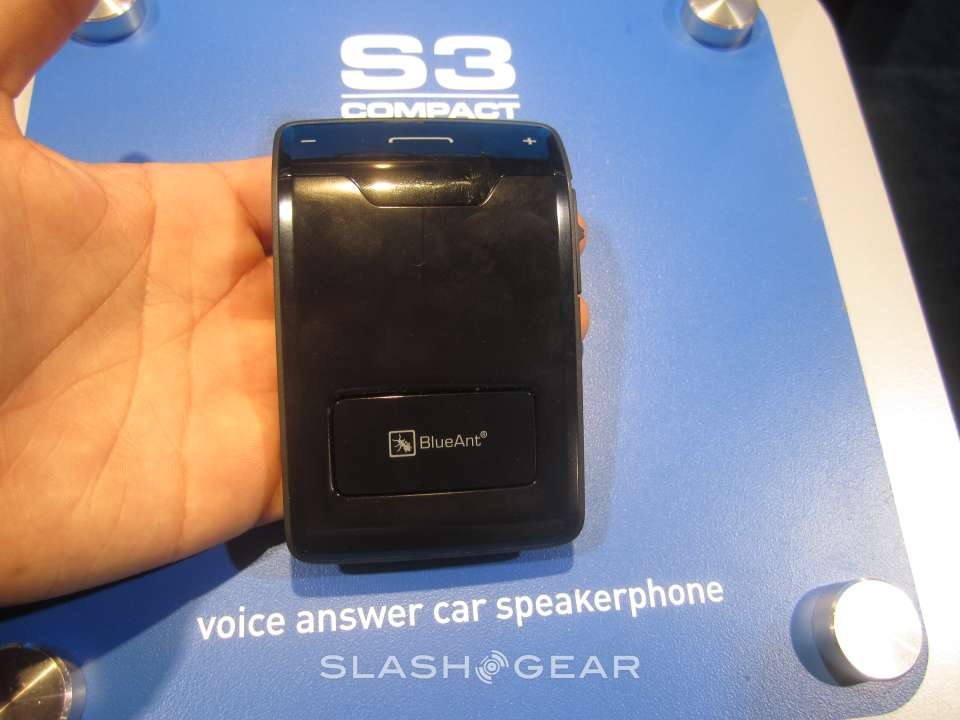 BlueAnt S3 Compact Voice Answer Car Speakerphone Hands On SlashGear